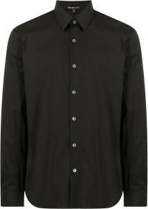James Perse Popeline overhemd Zwart