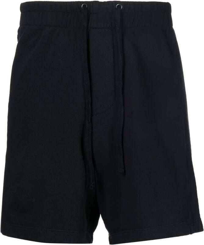 James Perse Shorts met elastische tailleband Zwart