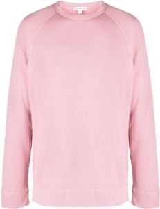 James Perse Sweater met ronde hals Roze