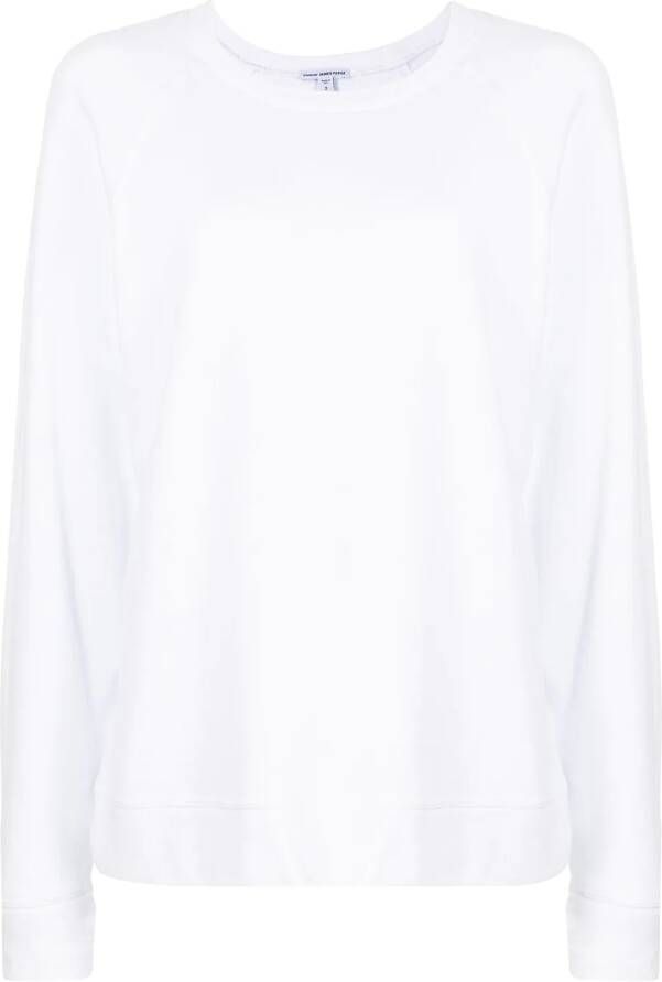 James Perse Sweater met ronde hals Wit