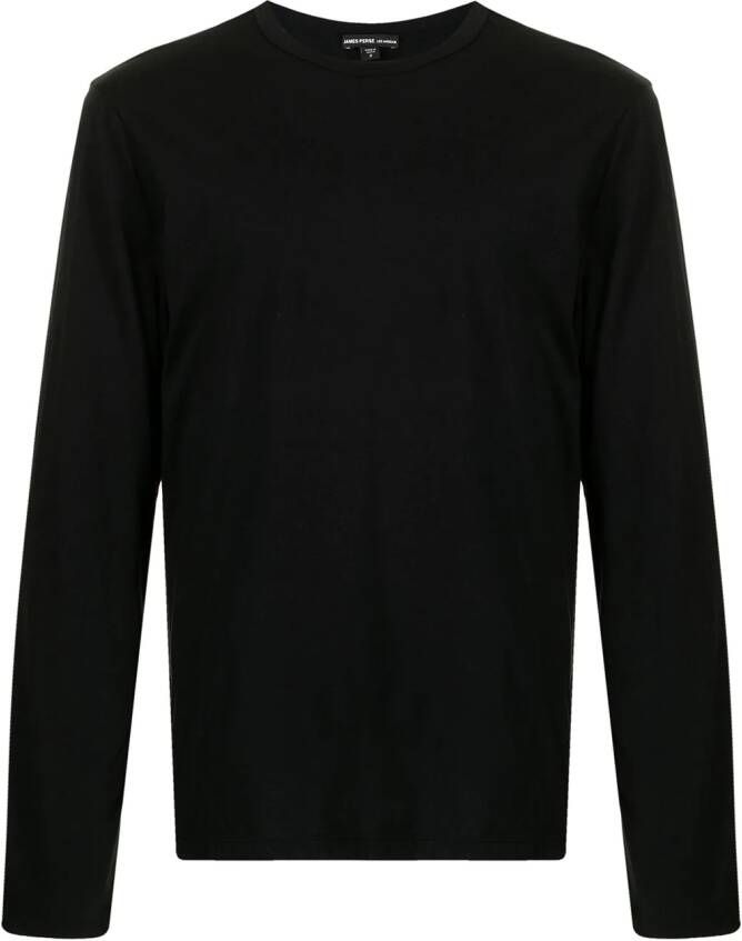 James Perse T-shirt met print Zwart