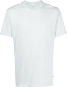 James Perse T-shirt met ronde hals Blauw