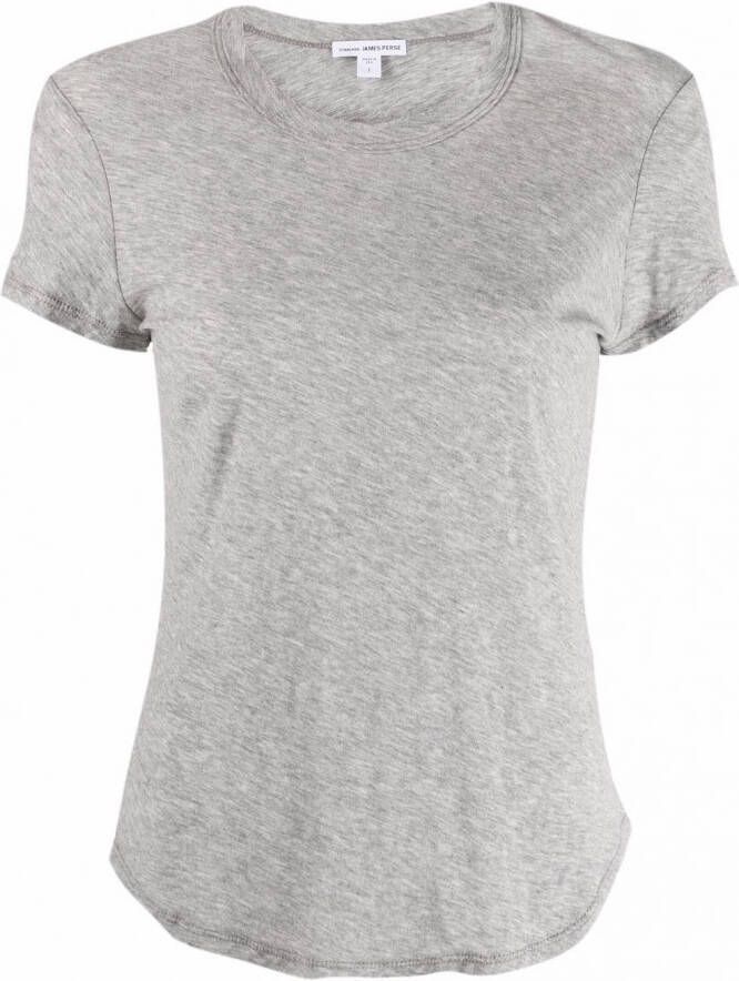 James Perse T-shirt met ronde hals Grijs