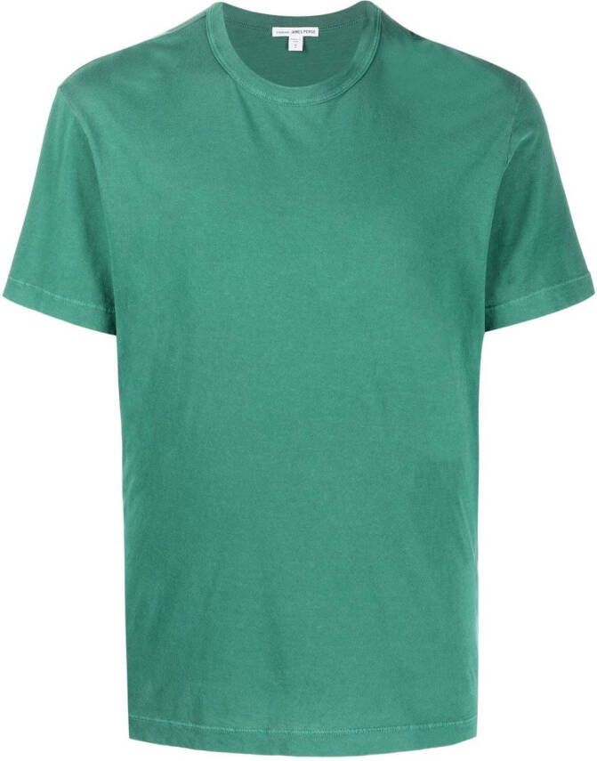 James Perse T-shirt met ronde hals Groen