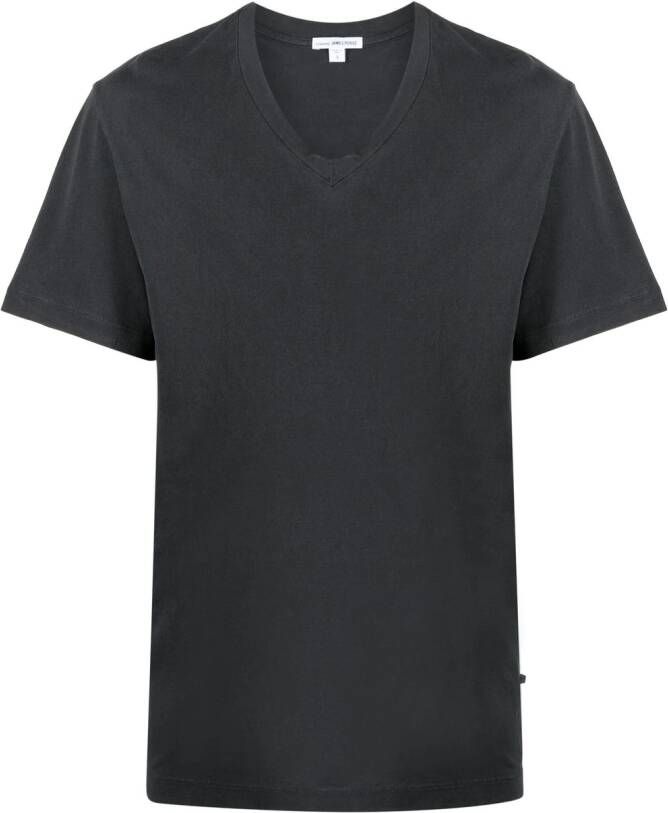James Perse T-shirt met V-hals Grijs
