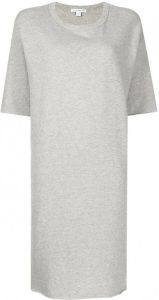 James Perse T-shirtjurk met verlaagde schouders Grijs