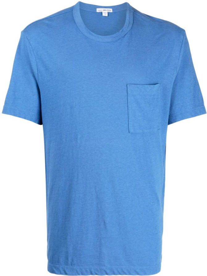 James Perse T-shirt met korte mouwen Blauw