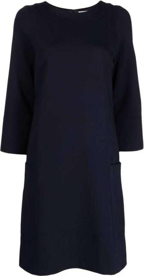 JANE Jersey mini-jurk Blauw