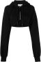 Jean Paul Gaultier Hoodie met rits Zwart - Thumbnail 1