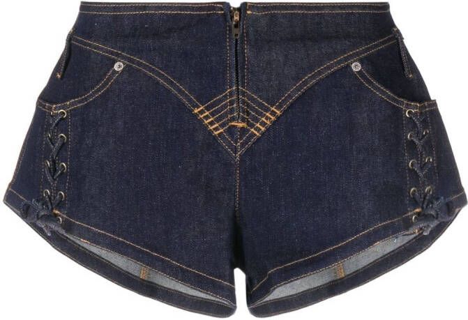 Jean Paul Gaultier Denim shorts Blauw
