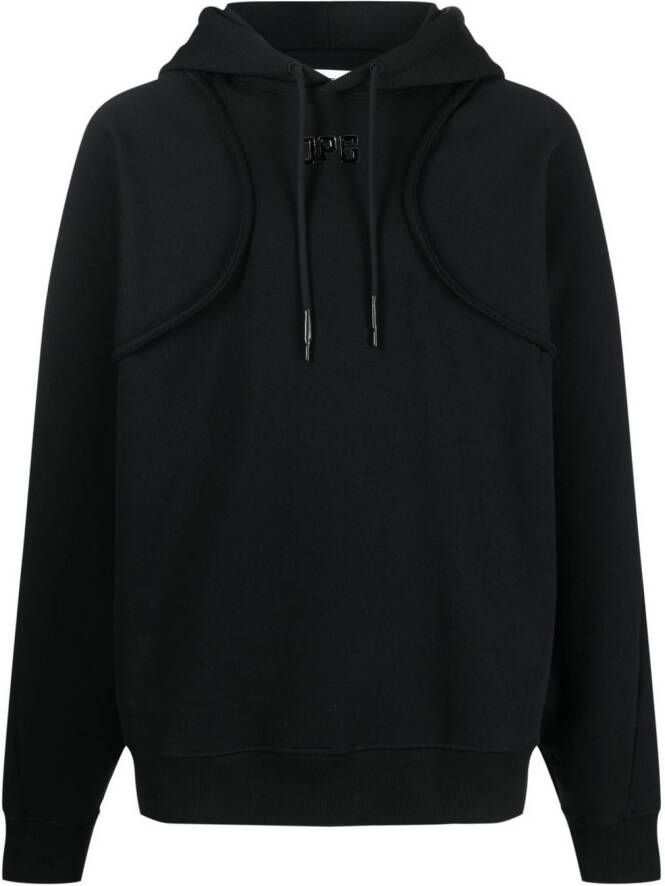 Jean Paul Gaultier Hoodie met trekkoord Zwart