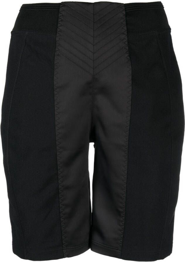 Jean Paul Gaultier High waist shorts Zwart