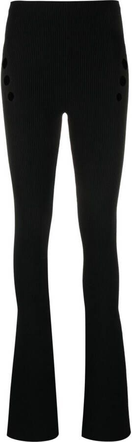 Jean Paul Gaultier High waist broek Zwart