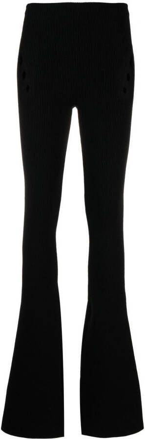 Jean Paul Gaultier High waist broek Zwart