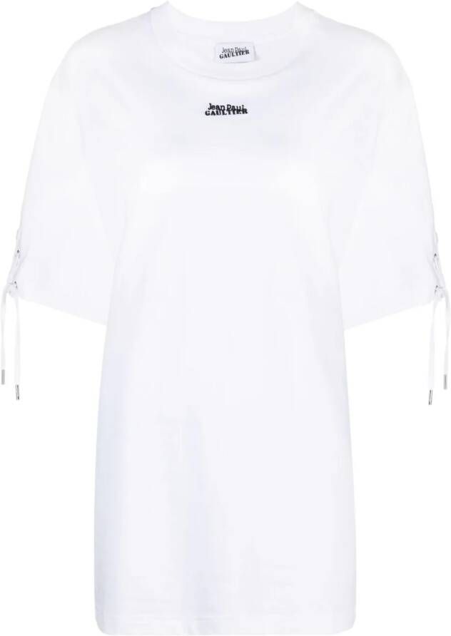 Jean Paul Gaultier T-shirt met logoprint Wit