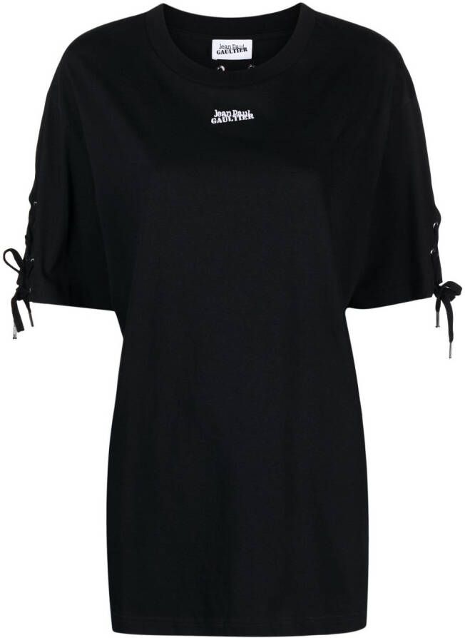 Jean Paul Gaultier T-shirt met logoprint Zwart