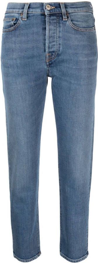 Jeanerica Cropped jeans Blauw