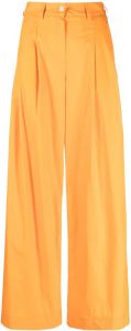 Jejia Broek met geplooid detail Oranje