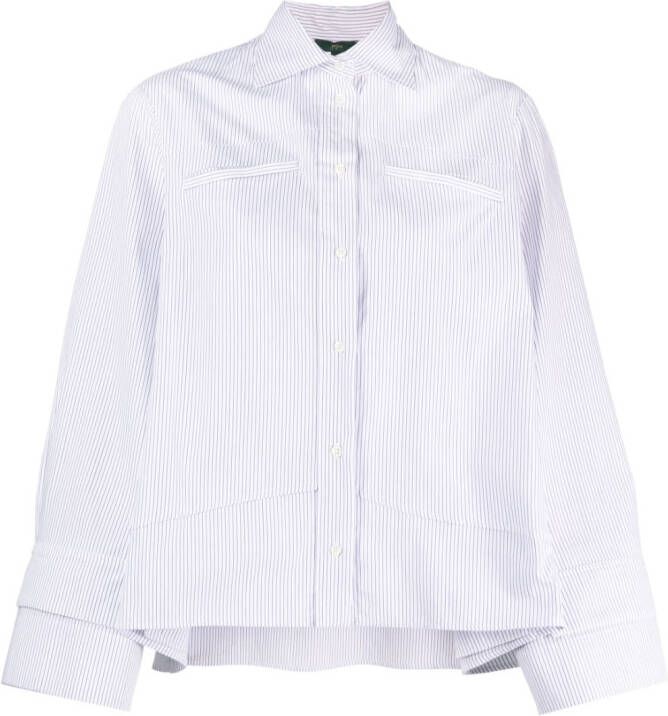 Jejia Gestreepte blouse Wit
