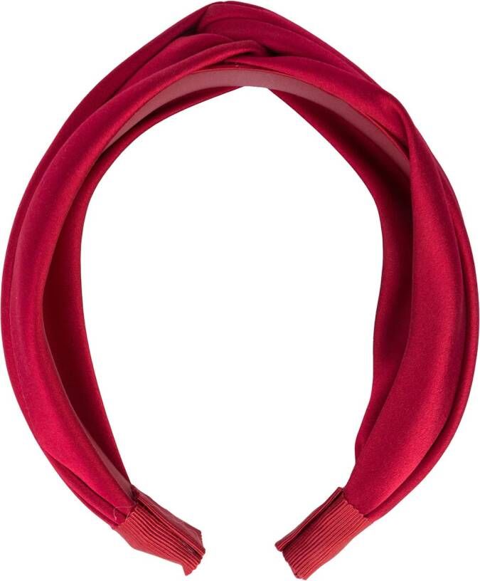 Jennifer Behr Gedraaide haarband Rood