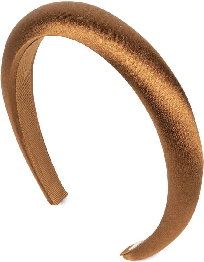 Jennifer Behr Zijden haarband Bruin