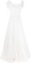 Jenny Packham Flared maxi-jurk Wit - Thumbnail 1