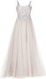 Jenny Packham Avondjurk met vierkante hals Zilver - Thumbnail 1