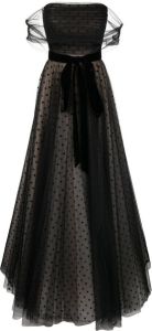 Jenny Packham Jurk met strikdetail Zwart