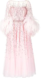 Jenny Packham Lillian embellished gown Roze
