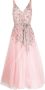 Jenny Packham Midi-jurk verfraaid met kristallen Roze - Thumbnail 1