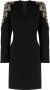 Jenny Packham Verfraaide mini-jurk Zwart - Thumbnail 1