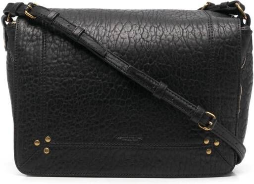 Jérôme Dreyfuss Igor Bubble leren crossbodytas Zwart