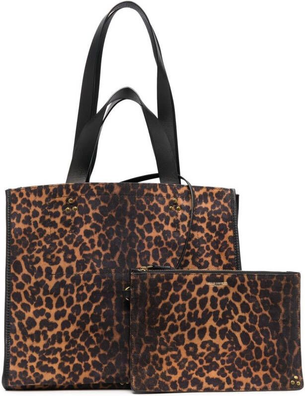 Jérôme Dreyfuss Léon medium shopper Bruin