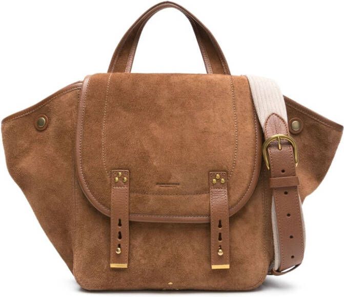 Jérôme Dreyfuss Stan suède shopper Bruin