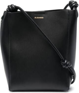 Jil Sander Bucket-tas met logoprint Zwart