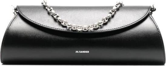 Jil Sander Cannolo schoudertas Zwart