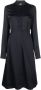 Jil Sander Kraagloze midi-jurk Blauw - Thumbnail 1