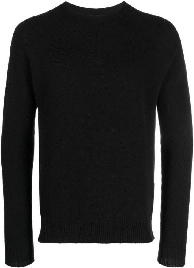 Jil Sander Trui met ronde hals Zwart