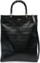 Jil Sander Shopper met krokodillenleer-effect Zwart - Thumbnail 1