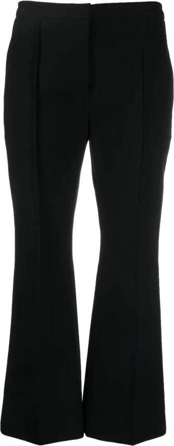 Jil Sander Cropped pantalon Zwart