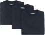 Jil Sander Drie T-shirts met logopatch Blauw - Thumbnail 1