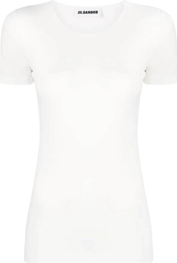 Jil Sander Effen T-shirt Wit