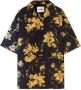Jil Sander Overhemd met bloemenprint Zwart - Thumbnail 1