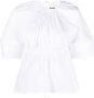 Jil Sander Geplooide blouse Wit - Thumbnail 1