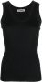 Jil Sander Geribbelde top Zwart - Thumbnail 1