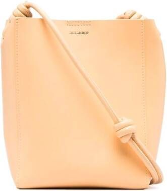 Jil Sander Giro leren schoudertas Oranje