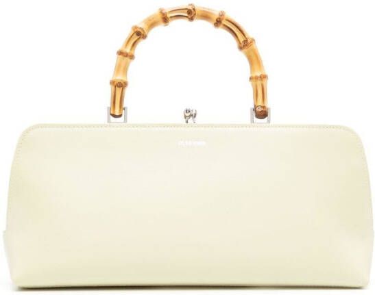 Jil Sander Goji tas met bamboe handgreep Groen