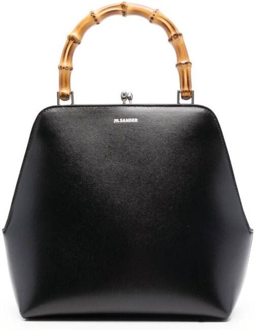 Jil Sander Goji tas met handgreep Zwart