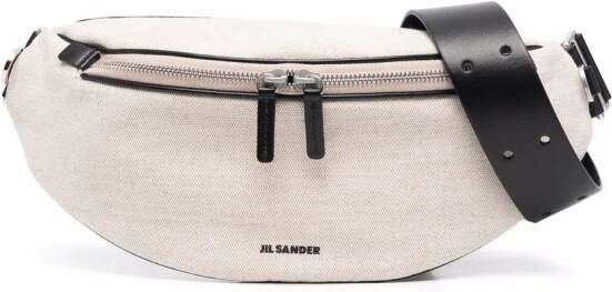 Jil Sander Heuptas met logoprint Beige