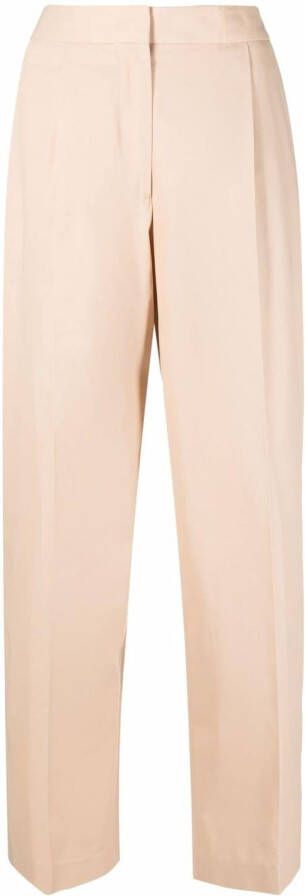Jil Sander High waist broek Beige